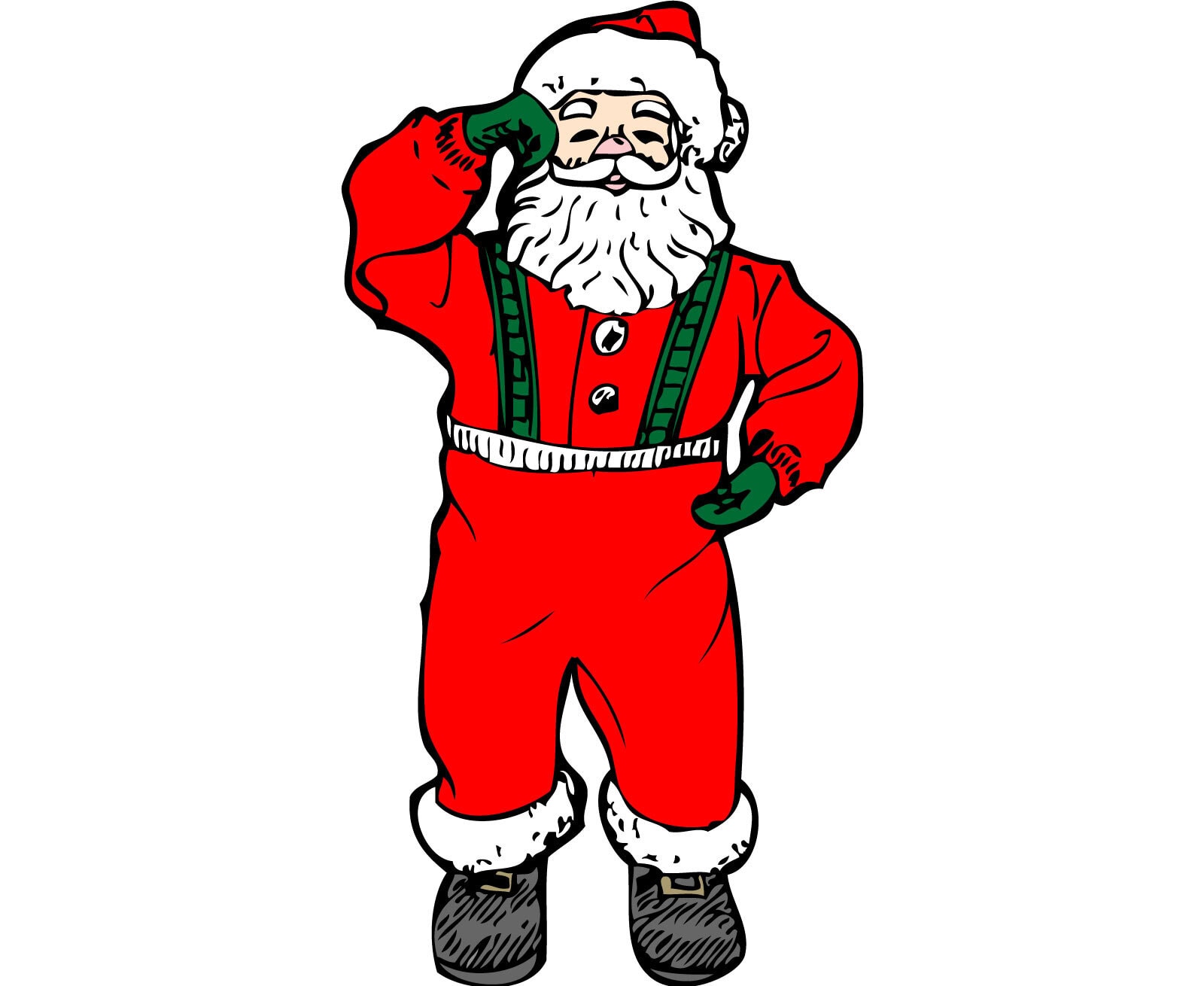 30 Free Xmas Graphics santa 02