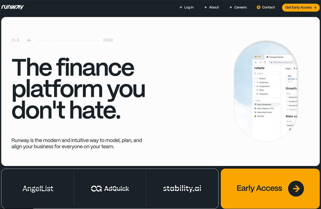 20 Best New Websites, February 2024 04 runway