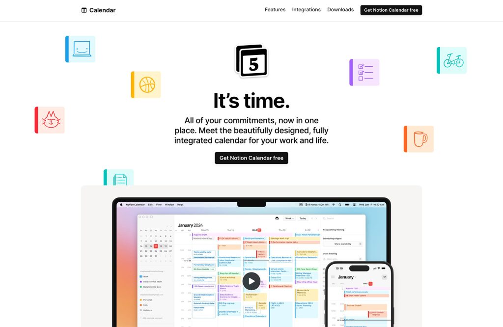 Exciting New Tools for Designers, February 2024 01 notioncalendar