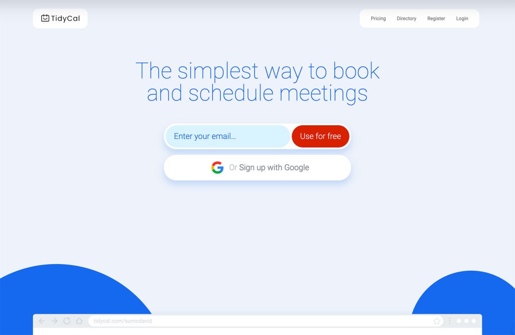 Exciting New Tools for Designers, February 2024 09 tidycal