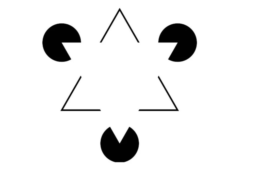 20 Mind-Bending Illusions That Will Make You Question Reality The Kanizsa Triangle Can you see it