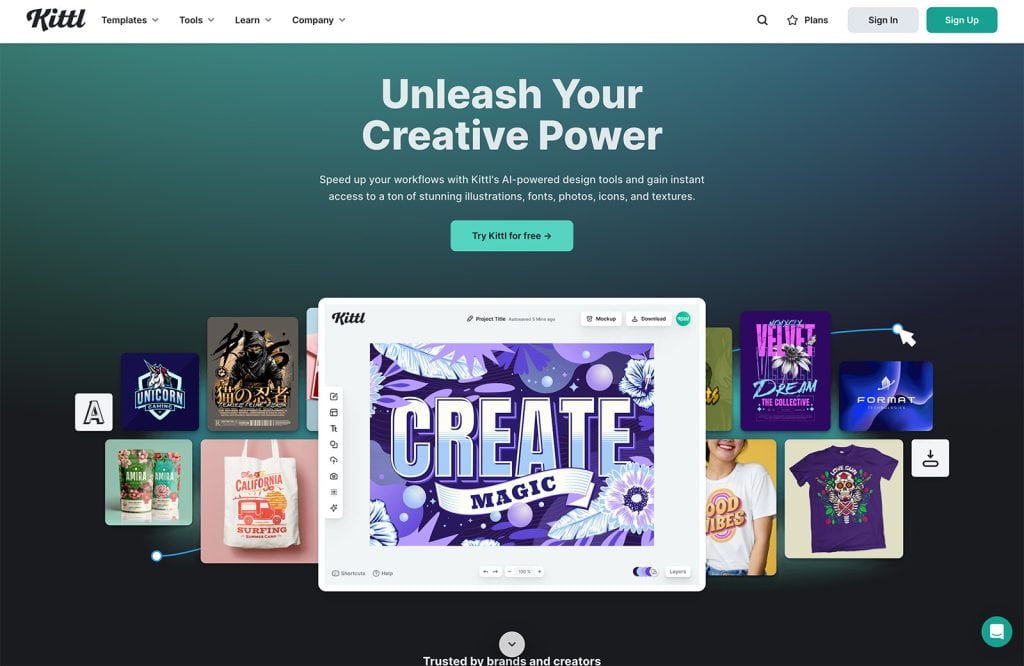 Exciting New Tools for Designers, March 2024 10 kittl