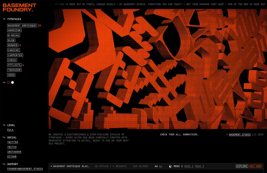 20 Best New Websites, April 2024 18 basementfoundry