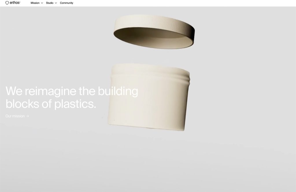 20 Best New Websites, July 2024 02 erthos