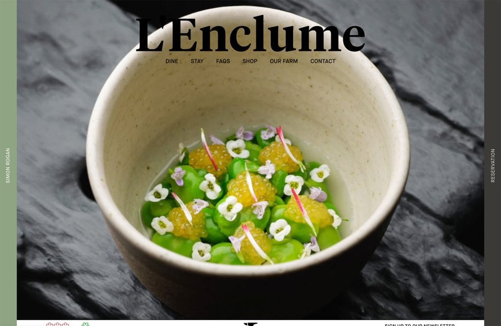 20 Best New Websites, July 2024 08 lenclume