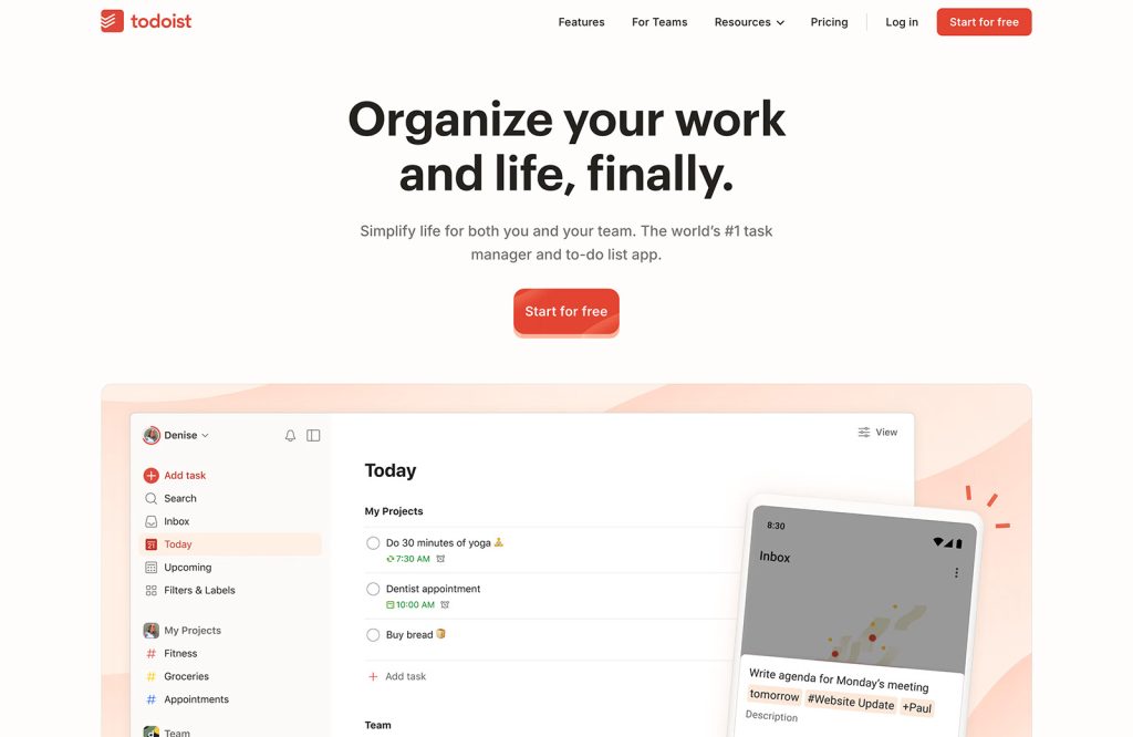 Exciting New Tools for Designers, August 2024 12 todoist