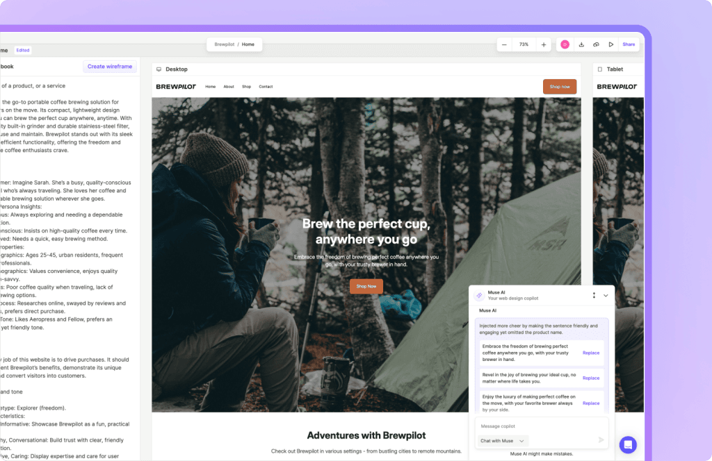 Free AI-Website Builder, Scene, Helps With the Worst Part of Site Design image3 35