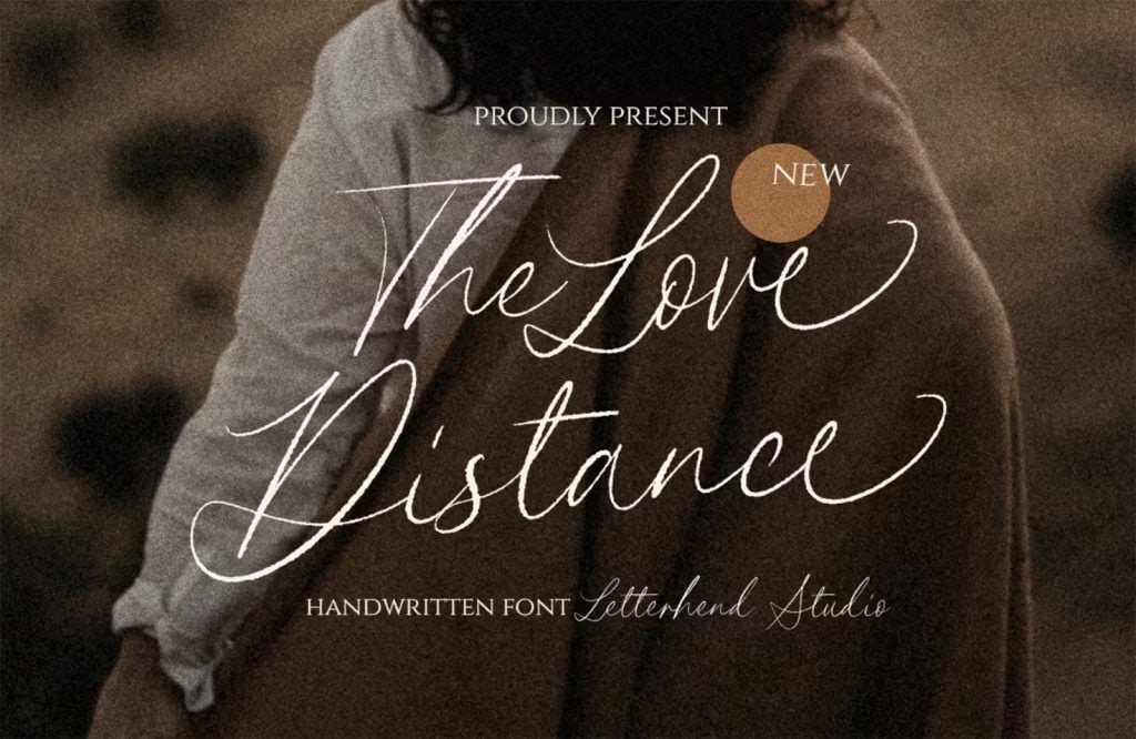 15 Best New Fonts, August 2024 12 thelovedistance