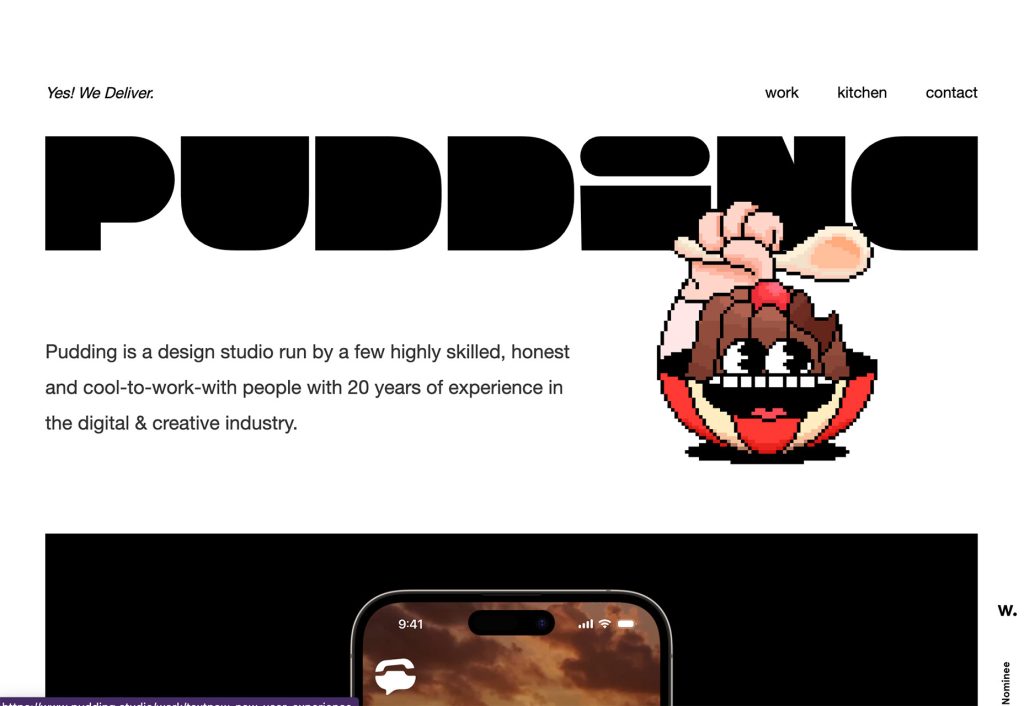 3 Essential Design Trends, October 2024 pudding