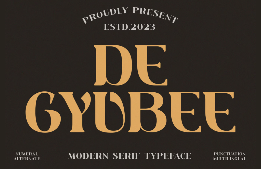 15 Best New Fonts, September 2024 07 degyubee