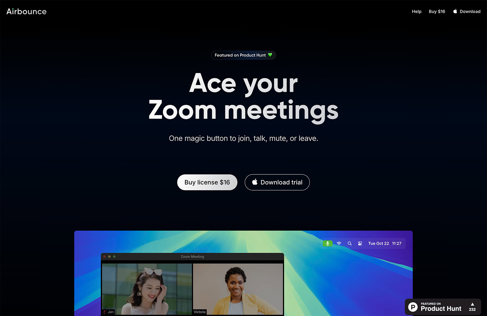 Exciting New Tools for Designers, October 2024 Airbounce aims to simplify using Zoom by turning your Mac’s caps lock key into a control switch.