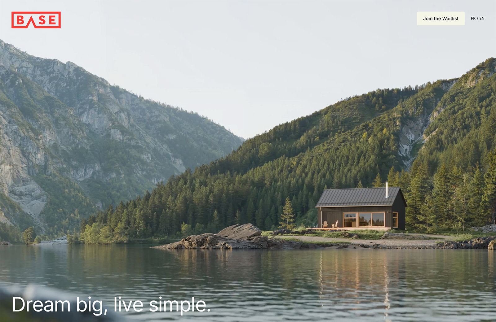 High quality photographs are cleverly combined with mockups to allow the user to visualize the product as it could be. Information is available but broken into small chunks to let the images take the lead.