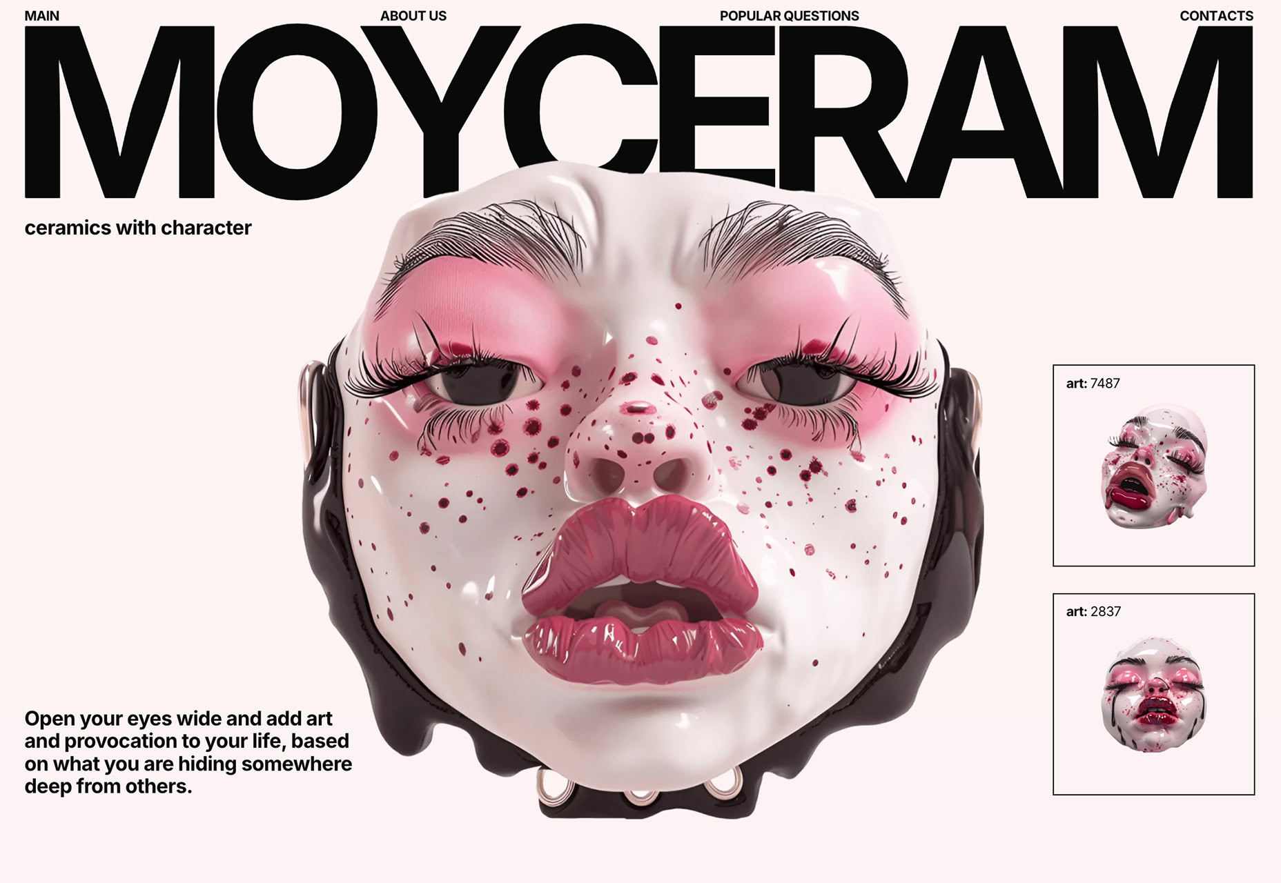 3 Essential Design Trends, November 2024 Moyceram features ceramic artwork with images that have a liquid finish you can almost feel.