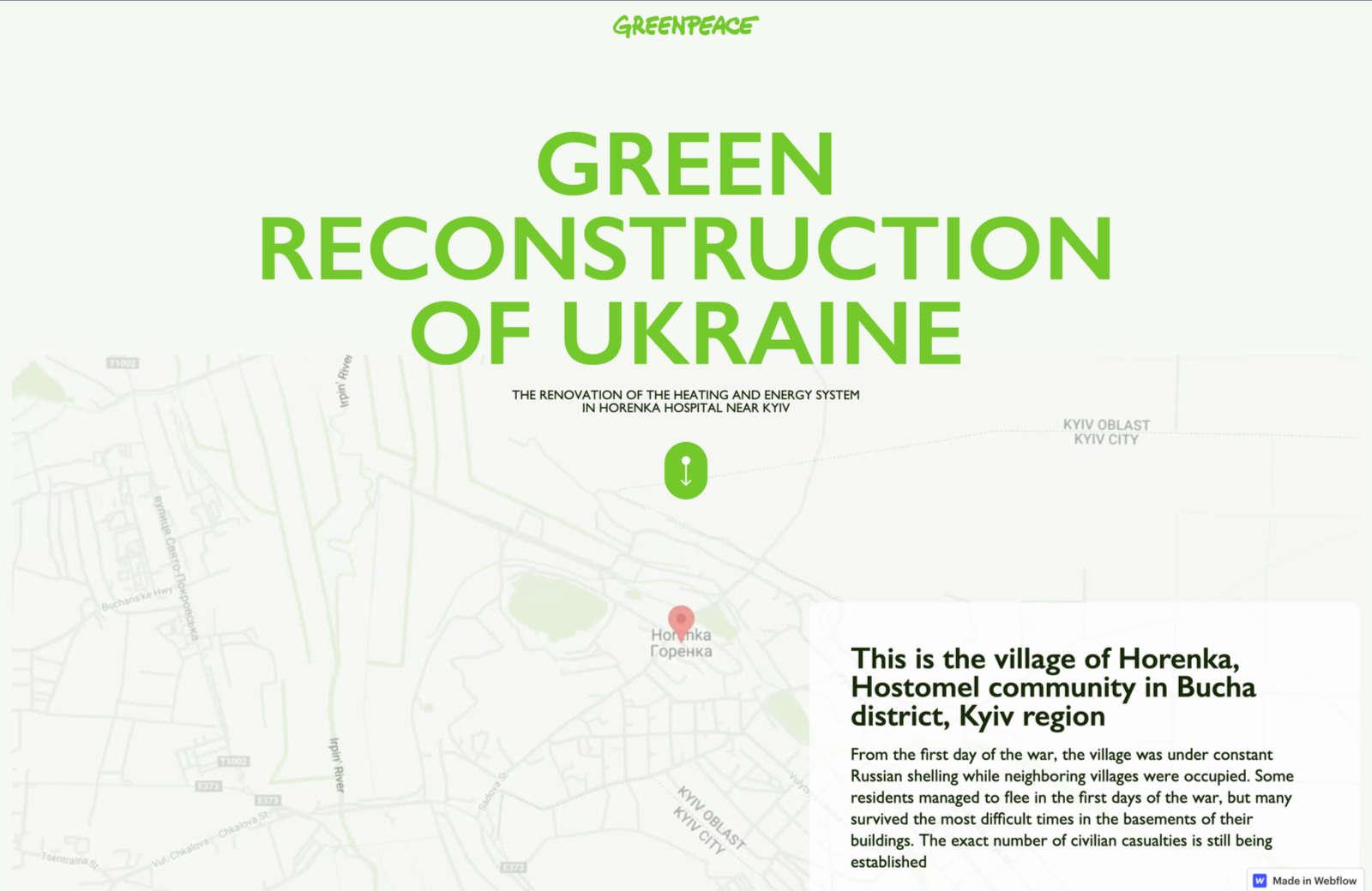 20 Best New Websites, April 2023 Green Reconstruction of Ukraine