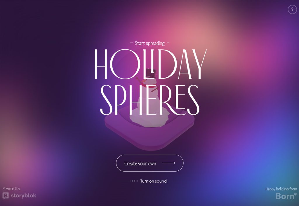 holiday spheres website