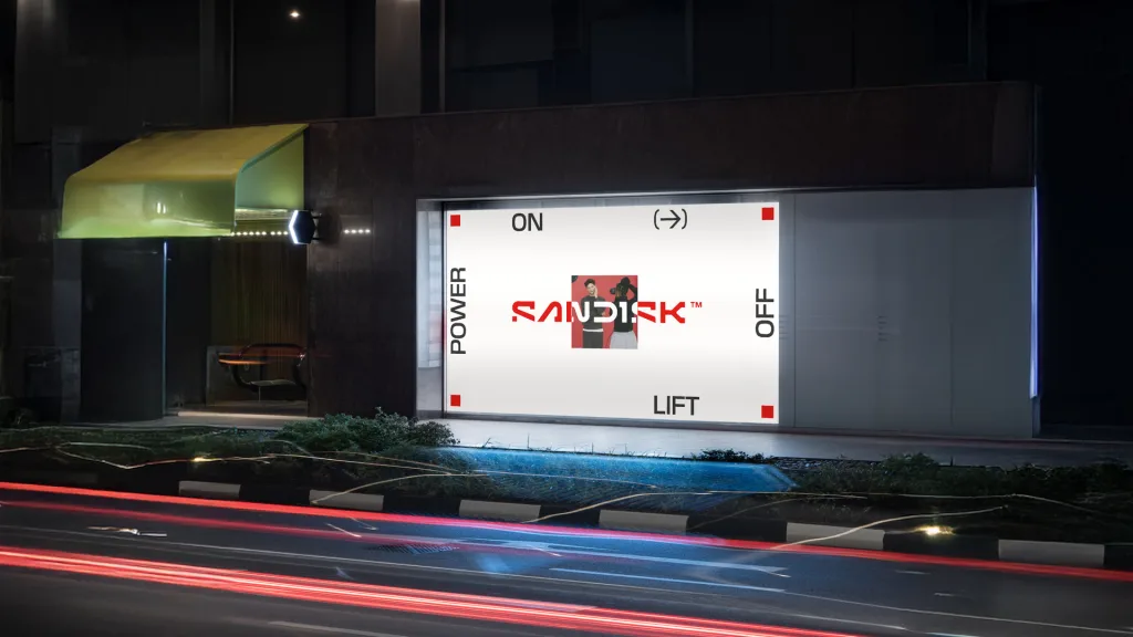 Sandisk’s New Logo Is a Single Pixel of the Future 234234