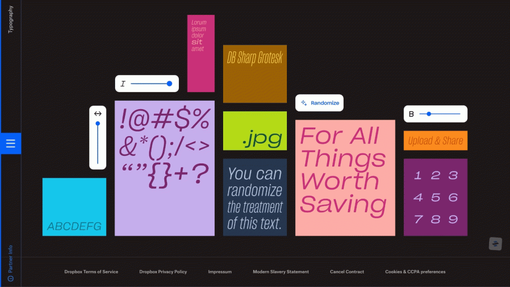 Dropbox Unveils New Brand Identity Microsite Typography video 16 9