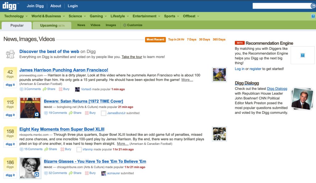 Digg.com is Back: The Reboot We Didn’t Know We Needed digg