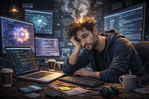 The “100x Developer” Paradox: Is AI “Brain Fry” Killing the Craft?
