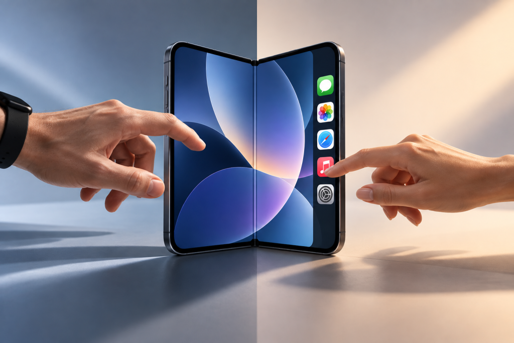 Apple’s Foldable iPhone Has a Left-Handed Problem
