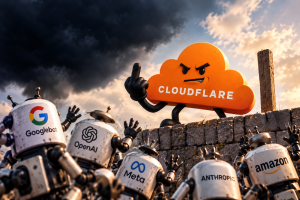 Cloudflare Just Gave AI Training Bots the Middle Finger