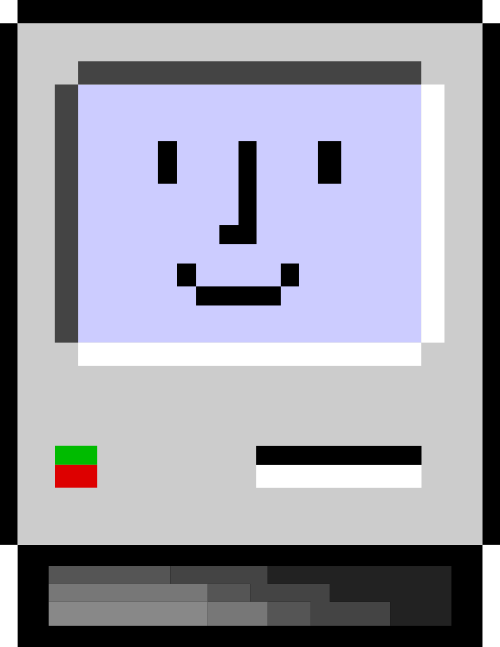 She Taught the Macintosh to Smile Happy Mac.svg 1